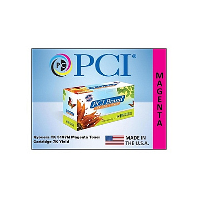 PCI Brand Kyocera Tk-5197m 1t02r4bus0 Magenta Toner Cartridge 7k - W/waste Container For Kyocera-mita Taskalfa 306ci, Taskalfa 307ci, Taskalfa 308ci (TK5197MPCI)