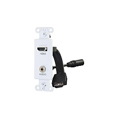 C2G Wall Plate With Hdmi Pigtail And 3.5mm (39872)
