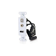 C2G Hdmi Wall Plate With Usb And 3.5mm (39873)