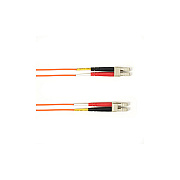 Black Box Om3 50/125 Multimode Fiber Optic Patch Cable - Lszh, Lc To Lc, Orange, 2-m (6.5-ft.), Gsa, Taa, Non-returnable/non-cancelable (LZH10002MLCLCOR)