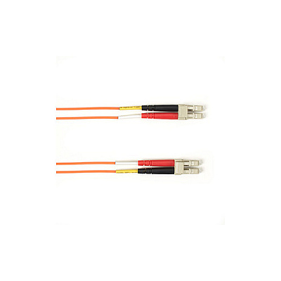 Black Box Om3 50/125 Multimode Fiber Optic Patch Cable - Lszh, Lc To Lc, Orange, 3-m (9.8-ft.), Gsa, Taa, Non-returnable/non-cancelable (LZH10003MLCLCOR)