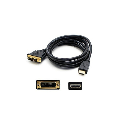 Add-On 5pk 6 Hdmi To Dvi-d M/m Black Adapter (HDMI2DVIDS6F5PK)
