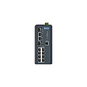 B+B Smartworx 8fe + 2g Combo Managed Switch W/wide Tem (EKI7710E2CIAE)