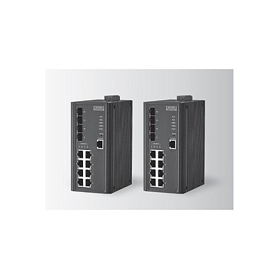 B+B Smartworx 8fe + 4sfp Managed Ethernet Switch Wide (EKI7712E4FIBE)