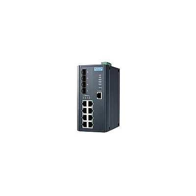 B+B Smartworx 8g + 4sfp L3 Managed Ethernet Switch Wid (EKI9612G4FIAE)
