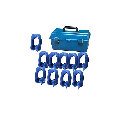 Hamiltonbuhl 10pk Blue Flex-phones (LCP10KBL)