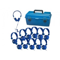 Hamiltonbuhl 12pk Fv Blue Headsets In Case (LCP-12FVBL)