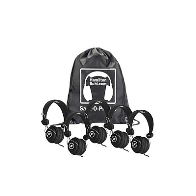 Hamiltonbuhl Sackophones 5 Blackfv Headsets (SOPFVBLK)