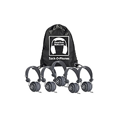 Hamiltonbuhl Sackophones 5 Gray Fv Headsets (SOPFVGRY)