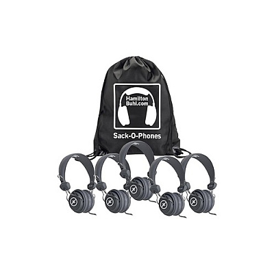 Hamiltonbuhl Sackophones 5 Gray Fv Headsets (SOPFVGRY)
