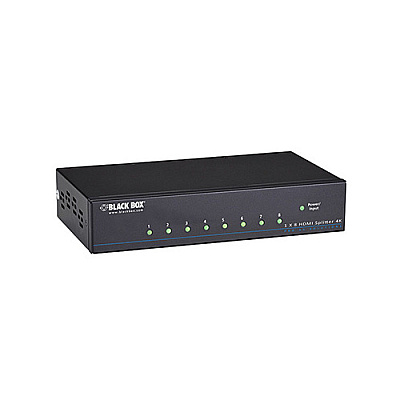Black Box 4k Hdmi Splitter - 1x8, Gsa, Taa (VSPHDMI1X84K)