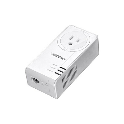 Trendnet Powerline 1300 Av2 Adapter With Built-in Outlet (TPL423E)