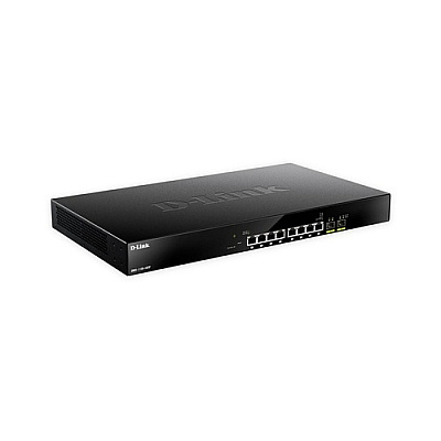 D-Link 8-port 2.5gbase-t Poe And 2-port 10gb Sfp+ Smart Managed Poe Switch 240w Budget (DMS110010TP)