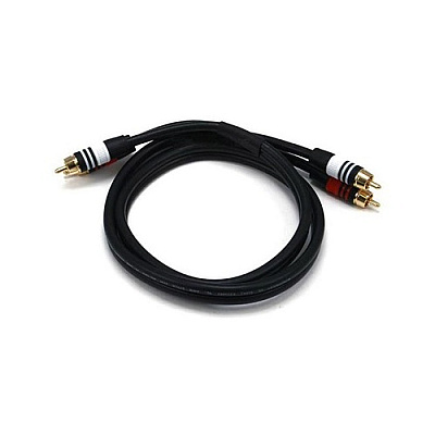 Monoprice Rca2 Plug/2 Rca Plug M/m Cable 3ft (2869)