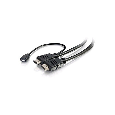 C2G 15ft 4k Hdmi Cable With Power Inserter (56792)