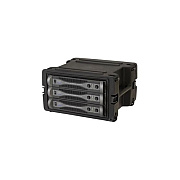 Deployable Systems 6u Rolling Rack Case-black 19 Deep (1SKBR6W)