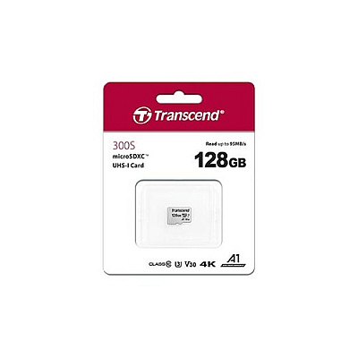 Transcend 128gb Uhs-i U3a1 Microsd W/o Adapter (TS128GUSD300S)