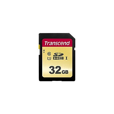 Transcend 32gb Uhs-i U1 Sd Card, Mlc (TS32GSDC500S)