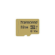 Transcend 32gb Uhs-i U3 Microsd With Adapter, Mlc (TS32GUSD500S)
