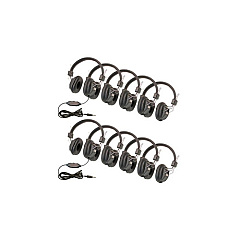 Ergoguys Califone 1534bk 10 Pack Kids Headphones (1534BK10L)