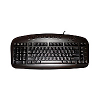 Ergoguys Black Ergonomic Keyboard Left Hand Users (KBS29BLK)