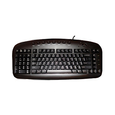 Ergoguys Black Ergonomic Keyboard Left Hand Users (KBS29BLK)