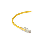Black Box Cat6a 650-mhz Locking Snagless Stranded Ethernet Patch Cable - Shielded (s/ftp), Cm Pvc (rj45 M/m), Yellow, 10-ft. (3.0-m) (C6APC80SYL10)