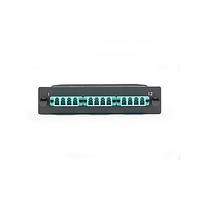 Black Box Mtp Om3 Fiber Optic Lgx Cassette - (1) Mtp 12 To (12) Lc Type A, Gsa, Taa (FOCA20M31MP12LC)