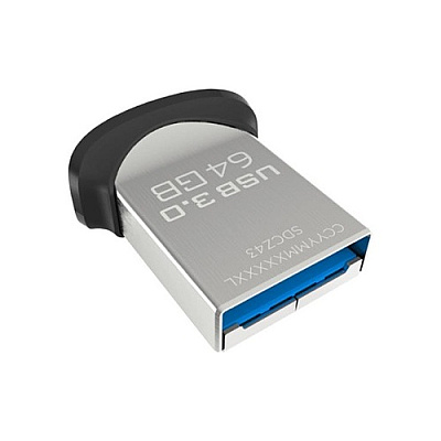 SanDisk Ultra Fit Usb Flash Drive, 64gb, (SDCZ430064GA46)