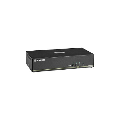 Black Box Secure Kvm Switch, Niap 3.0 Certified-4-port, Dual-monitor, Dvi-i, Ps2, Usb Hid, Audio, Gsa, Taa If Outside Tape Is Not Broken (SS4PDHDVIU)