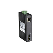Black Box Fast Ethernet Industrial Media Converter 10/100-mbps Copper To 100-mbps Sm Fiber,hardened Temperature,1310nm,20km,sc,gsa,taa (LMC270ASM20KSC)