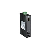 Black Box Fast Ethernet Industrial Media Converter 10/100-mbps Copper To 100-mbps Sm Fiber,hardened Temperature,1310nm,20km,st,gsa,taa (LMC270ASM20KST)