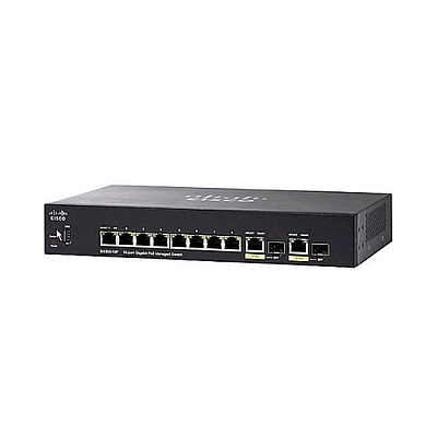 Cisco Sg350-10p 10-port Gigabit Poe Mana (SG35010PK9NARF)
