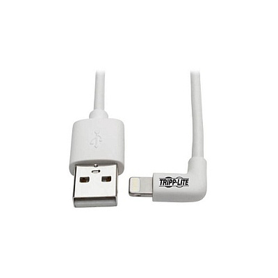Tripp Lite Lightning To Usb Sync Charge Right-angle (M100003LRAWH)