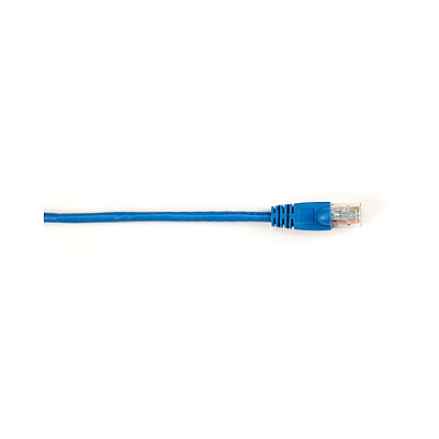 Black Box Cat6 250-mhz Molded Snagless Stranded Ethernet Patch Cable-unshielded(utp),cm Pvc(rj45 M/m),blue,10-ft.(3.0-m),5-pack (T6PC010BL5PAK)