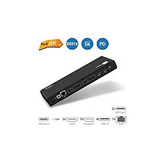 SIIG Usb-c Dual Video Docking Pd 60w (JUDK0811S1)