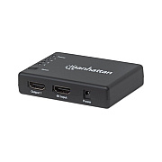 Manhattan - Strategic 4k Compact 4-port Hdmi Splitter (207706)