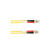 Black Box Os2 9/125 Singlemode Fiber Optic Patch Cable - Ofnr Pvc, Lc To Lc, Yellow, 30-m (98.4-ft.), Gsa, Taa, Non-returnable/non-cancelable (FOCMRSM030MLCLCY)