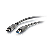 C2G 3ft Usb 3.0 Type C To Usb A Cable Black (28831)
