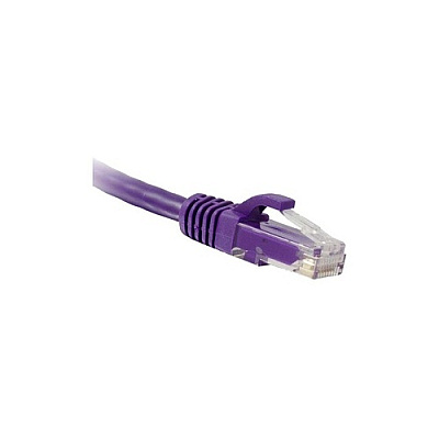 Enet Solutions Cat6 1ft Booted Snagless Cable Purple Ta (C6PR1ENT)