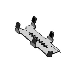 Spacepole Pax S80 Multigrip Plate, No Handle (PAX101-MN-02)