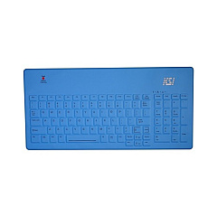 Key Source International Compact,backlit Usb Medical Kbd (1801SXBLUE)