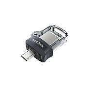 SanDisk Ultra Dual Flash Drive, 128gb, Usb 3.0 (SDDD3128GA46)