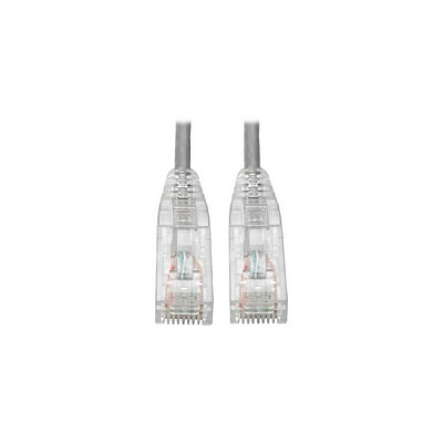Tripp Lite Cat6 Gigabit Snagless Utp Slim Gray 1ft (N201S01GY)