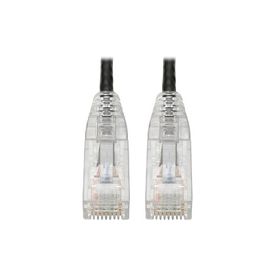 Tripp Lite Cat6 Gigabit Snagless Utp Slim Black 5ft (N201S05BK)