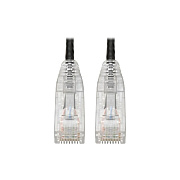 Tripp Lite Cat6 Gigabit Snagless Utp Slim Black 6ft (N201S06BK)