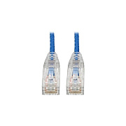 Tripp Lite Cat6 Gigabit Snagless Utp Slim Blue 7ft (N201S07BL)