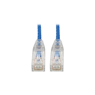 Tripp Lite Cat6 Gigabit Snagless Utp Slim Blue 7ft (N201S07BL)