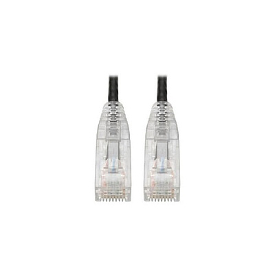 Tripp Lite Cat6 Gigabit Snagless Slim Black 6in (N201S6NBK)