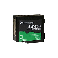 Brainboxes Hardened 8 Port Ethernet Switch (SW708)